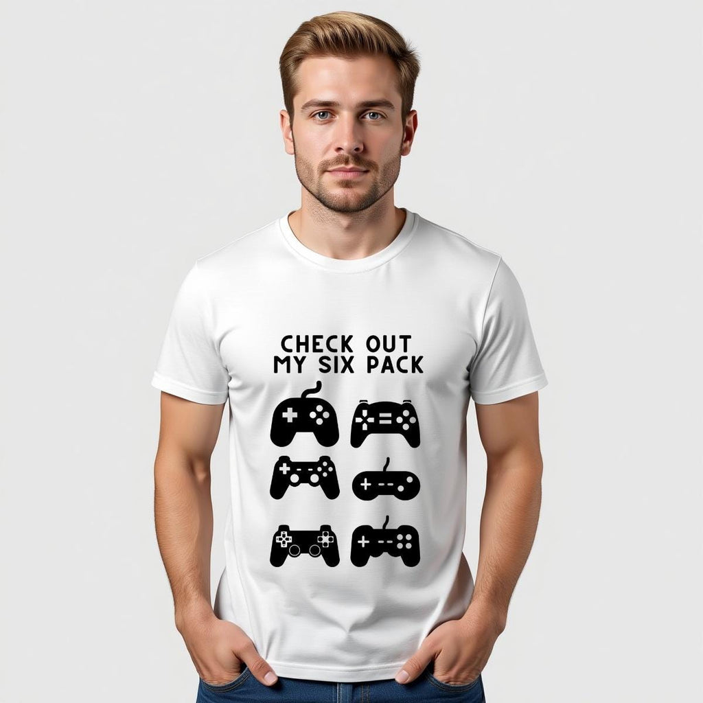 Gamer Six Pack Controller SVG PNG (Digital Download)