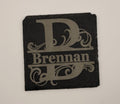 Monogram Slate Coasters
