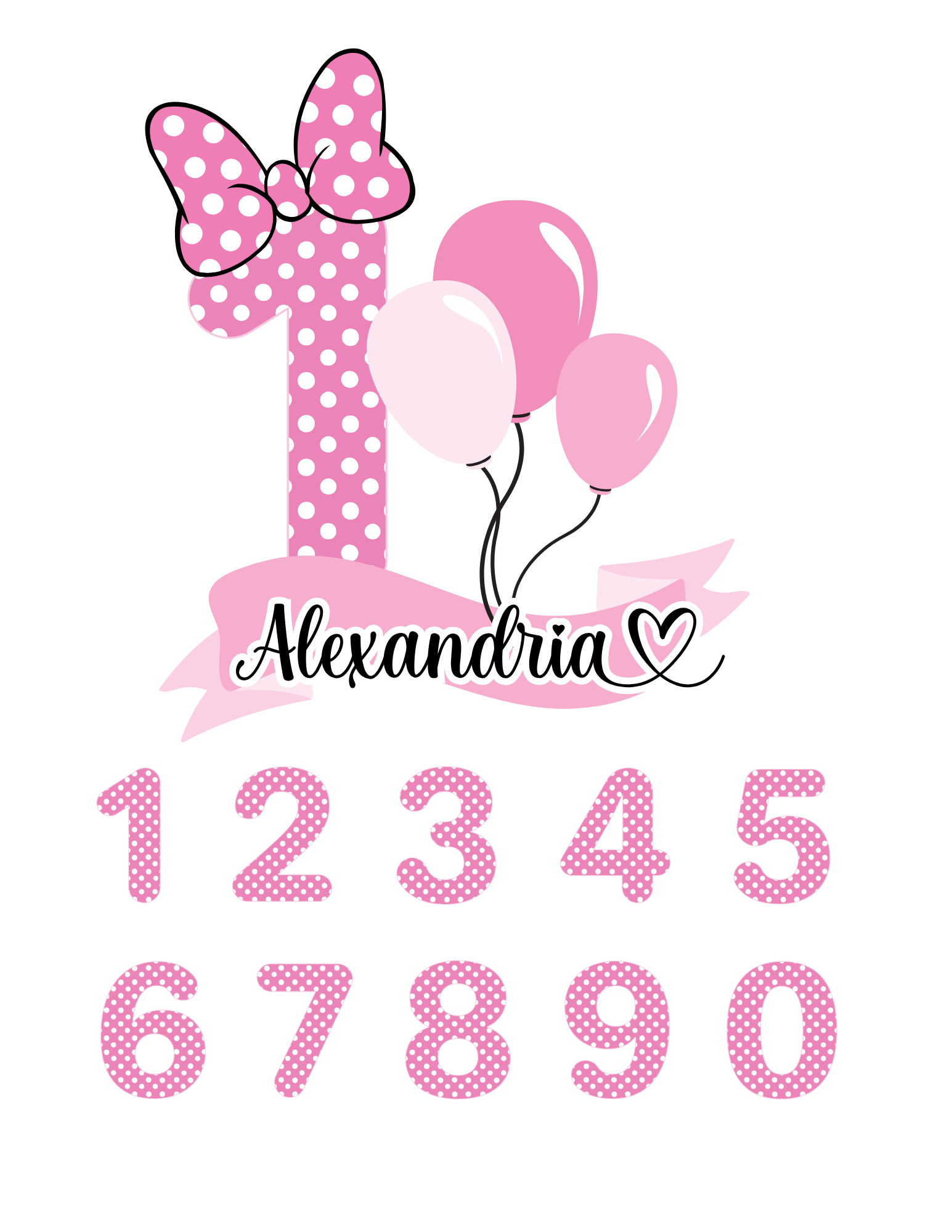 Custom Cake Topper, Girls Birthday