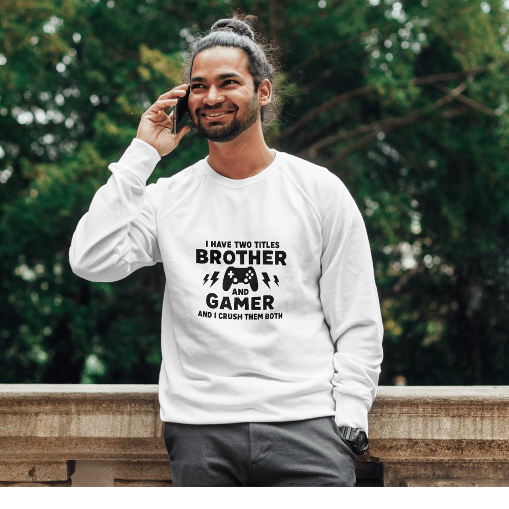 Brother Gamer SVG PNG, Funny Gaming Bro Gift, Video Game Controller Shirt (Digital Download)
